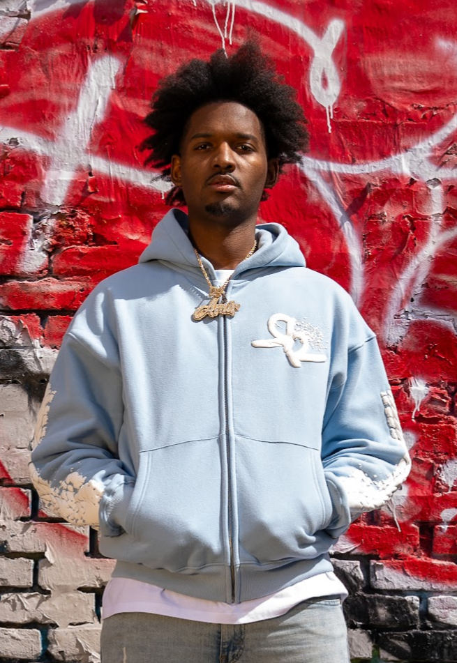 Baby Blue Road Hoodie